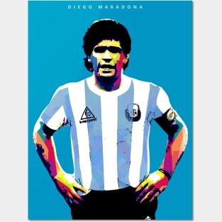 Diego Maradona Pop Art Posters and Art